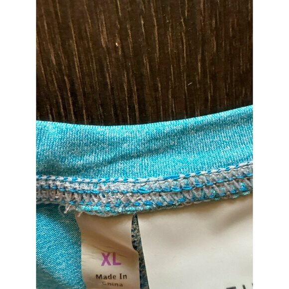 New Athleta Northern Lights Reflective Blue Workout Tank Top Size XL - Picture 7 of 10